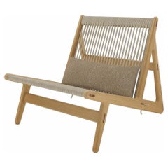 Mathias Rasmussen MR01 Initial Lounge Chair Oak for Gubi