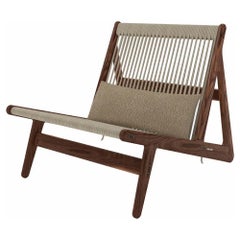 Mathias Rasmussen MR01 Initial Lounge Chair Walnut for Gubi