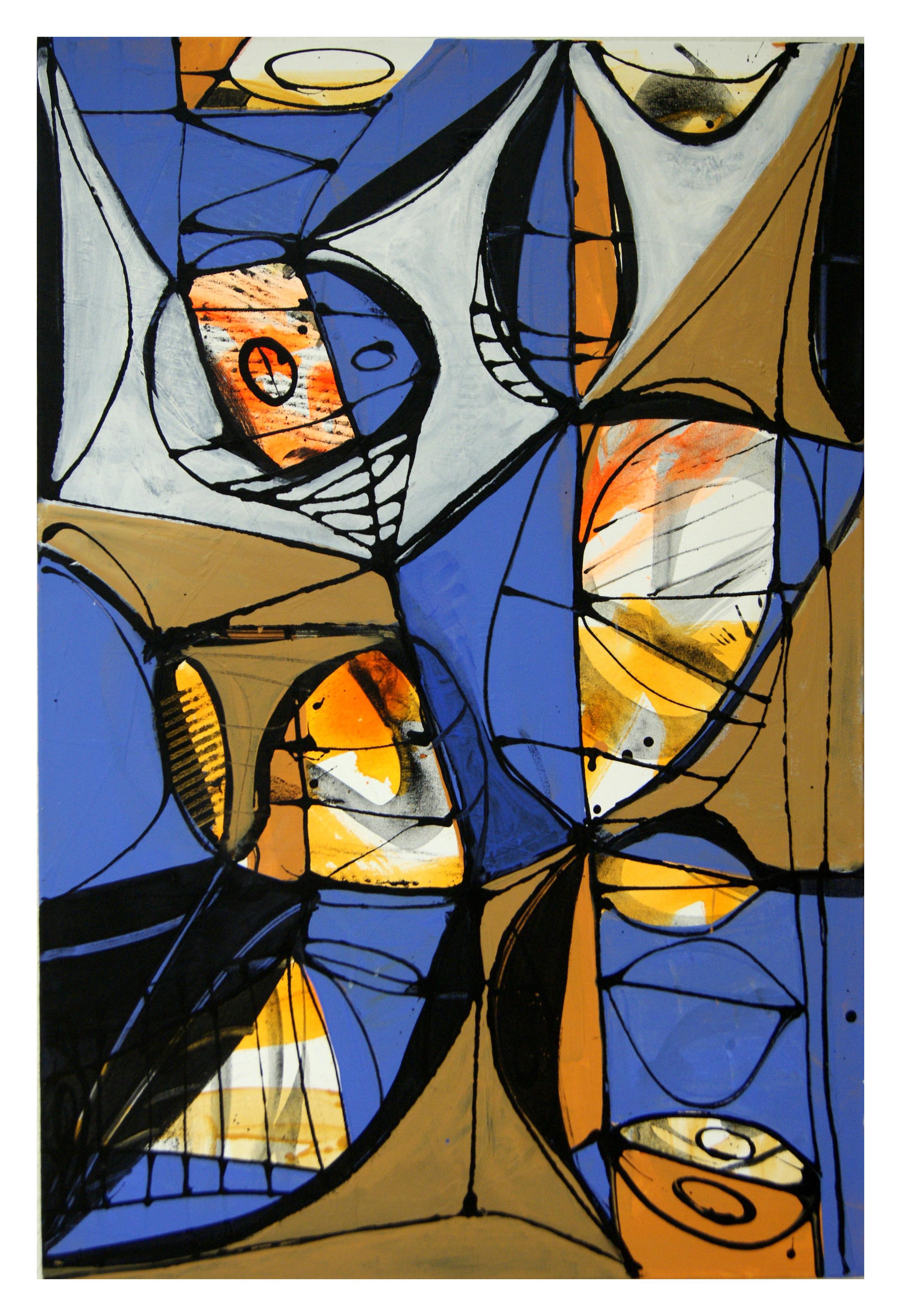 Peinture abstraite Gestirne par Wunderlich