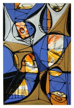 Abstract Painting - Gestirne by Wunderlich