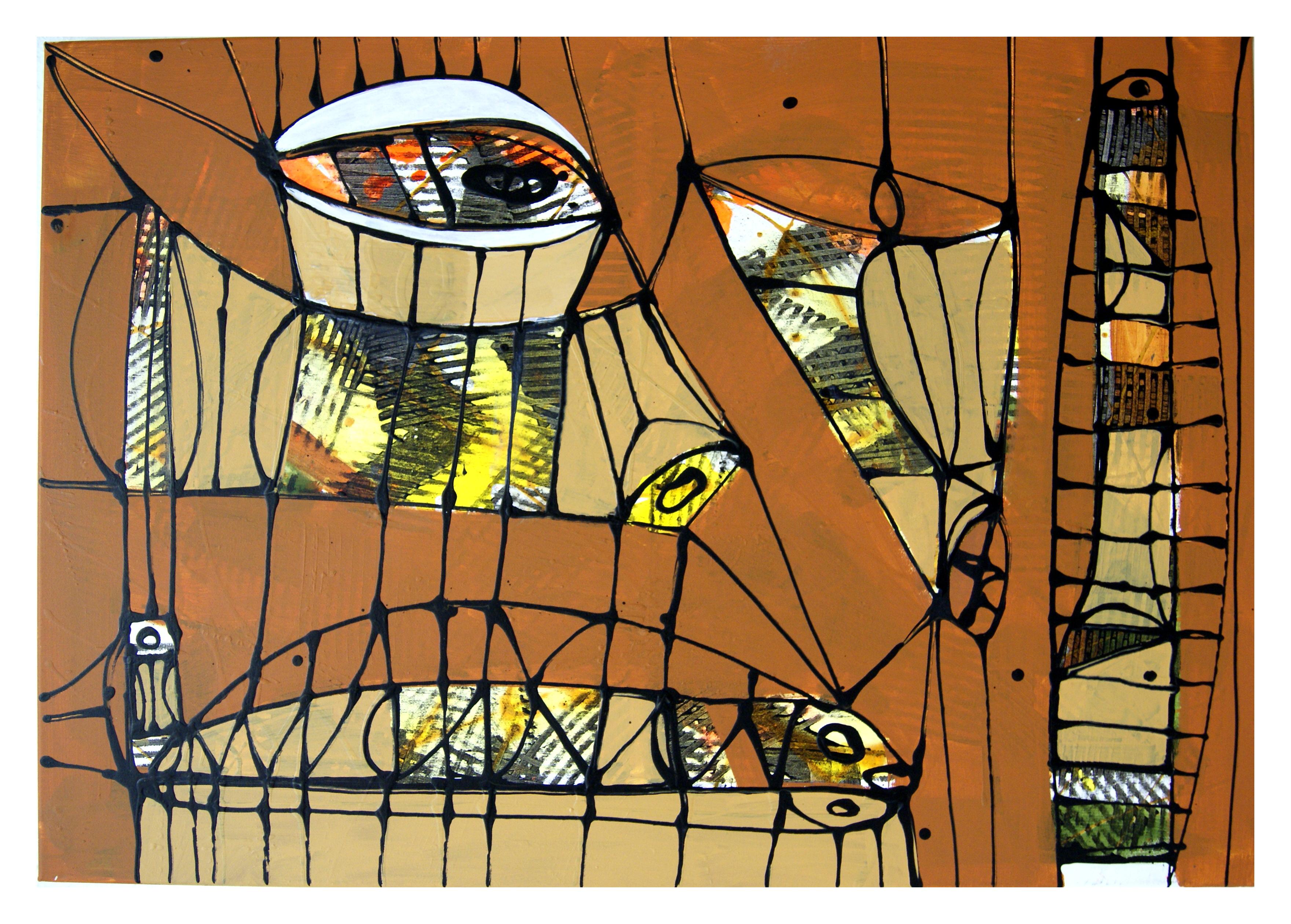 Peinture abstraite Pharaons Magic par Wunderlich
