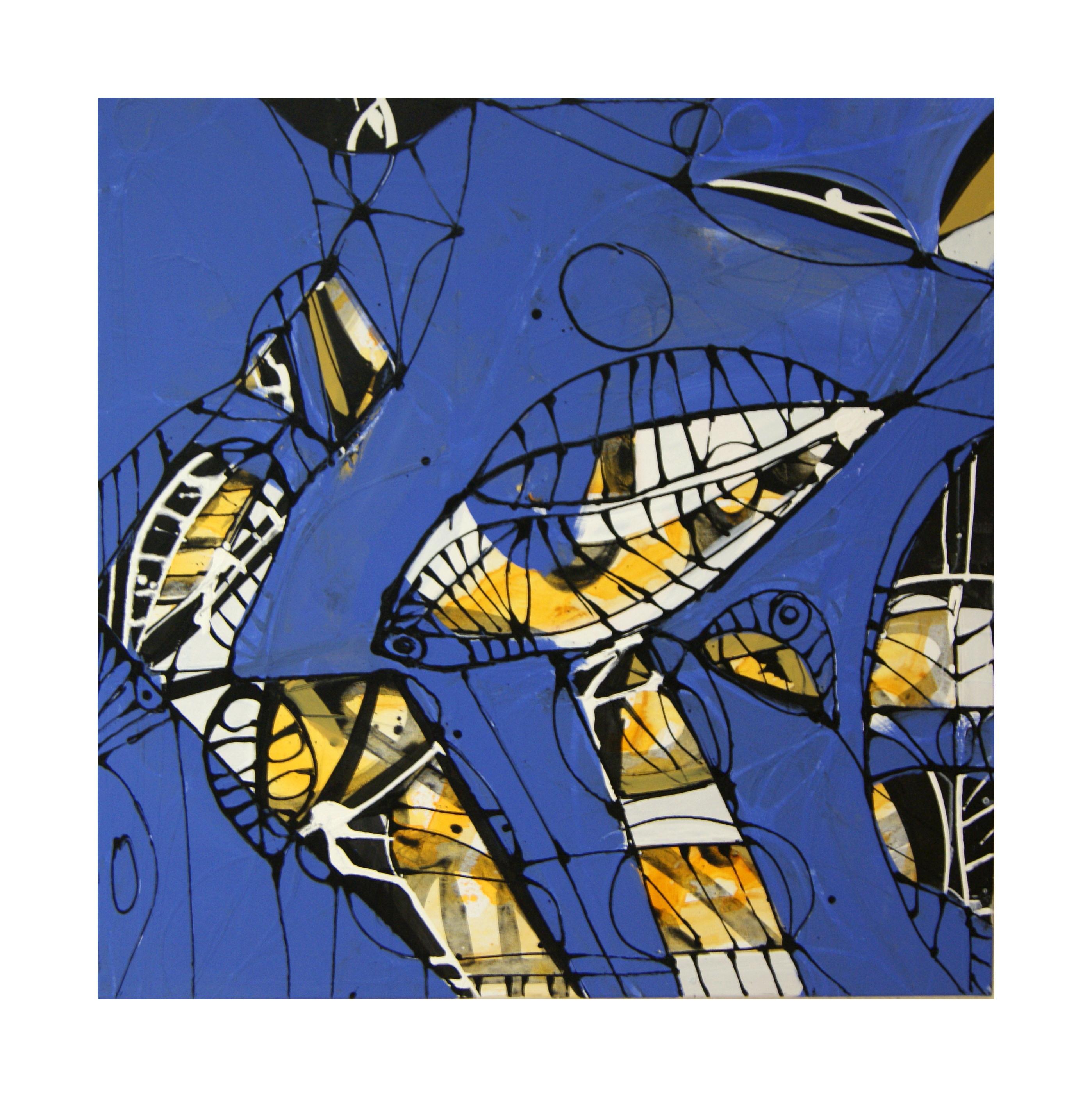 Peinture abstraite Sommerkomposition II de Wunderlich