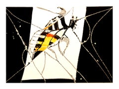 Pittura astratta -  Vespa Mantide di Wunderlich