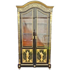 Antique Mathieu Befort Jeune Napoleon III Showcase Vitrine, France, 1860