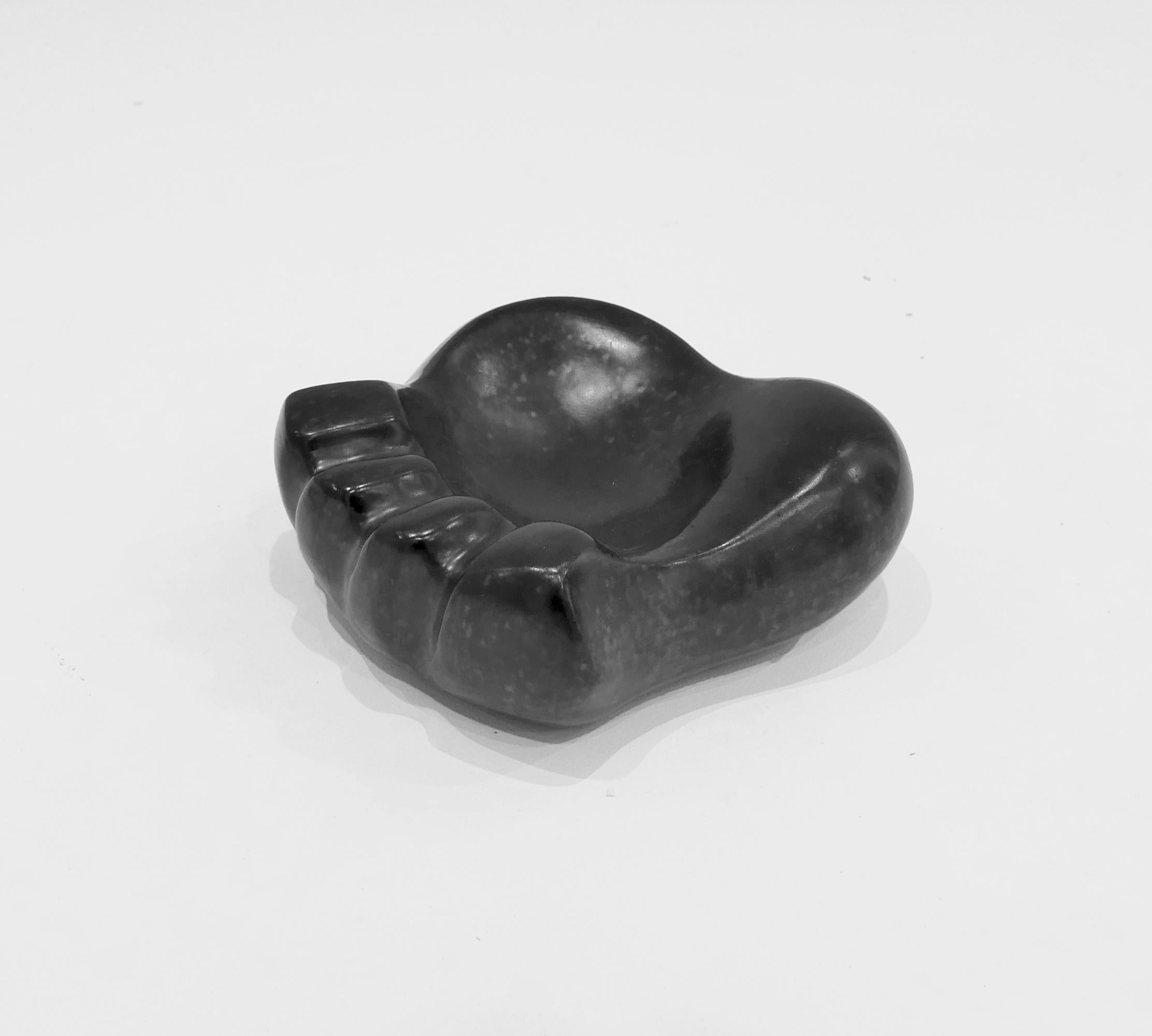 Mid-20th Century Mathieu Matégot and Georges Jouve 'Patte D'ours' Ashtray with Stand, circa 1950