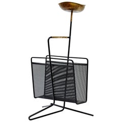 Mathieu Matégot Ashtray Magazine Holder, circa 1950
