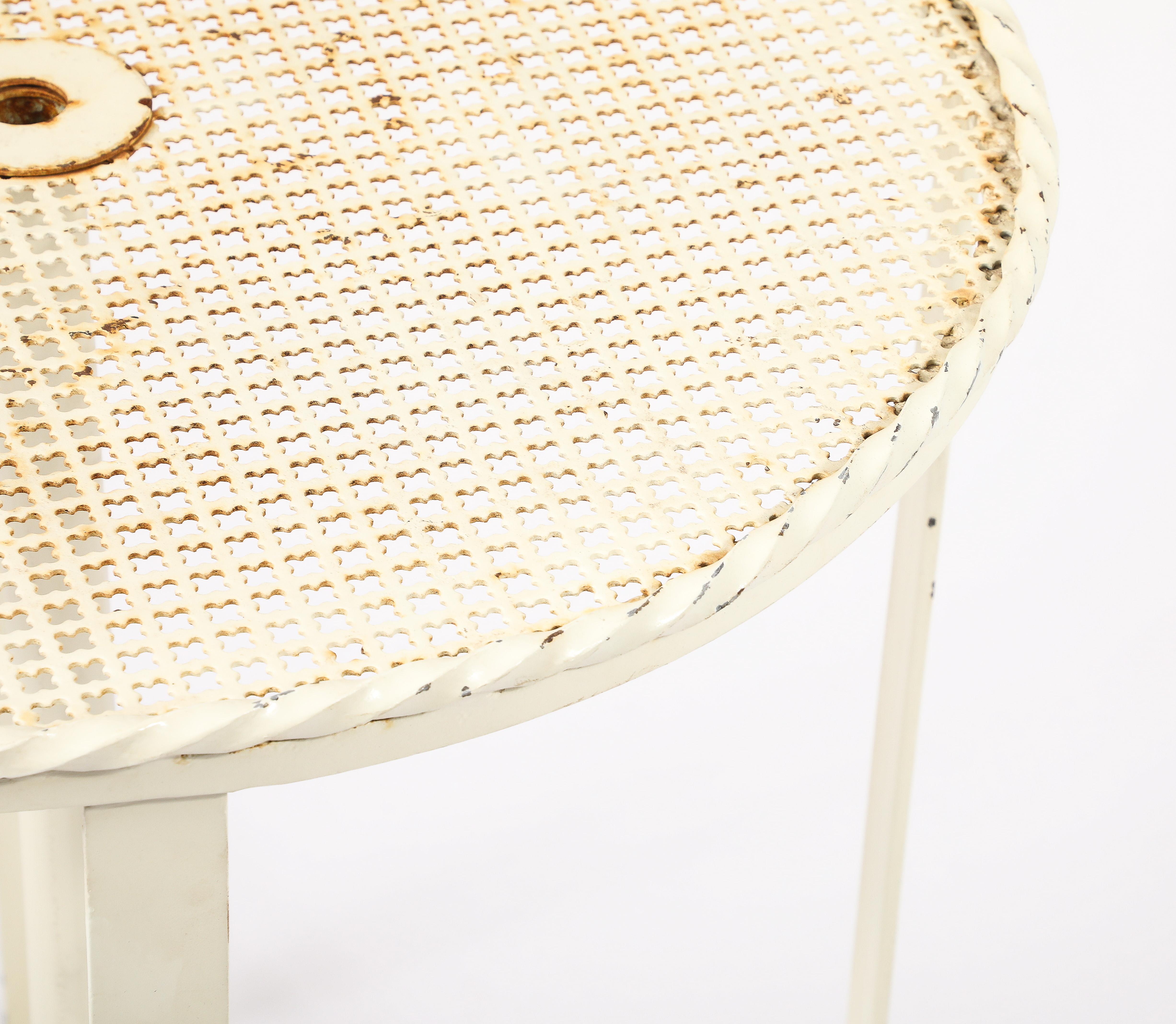 Mathieu Mategot (Att) Center Pedestal Table, France 1950's en vente 10