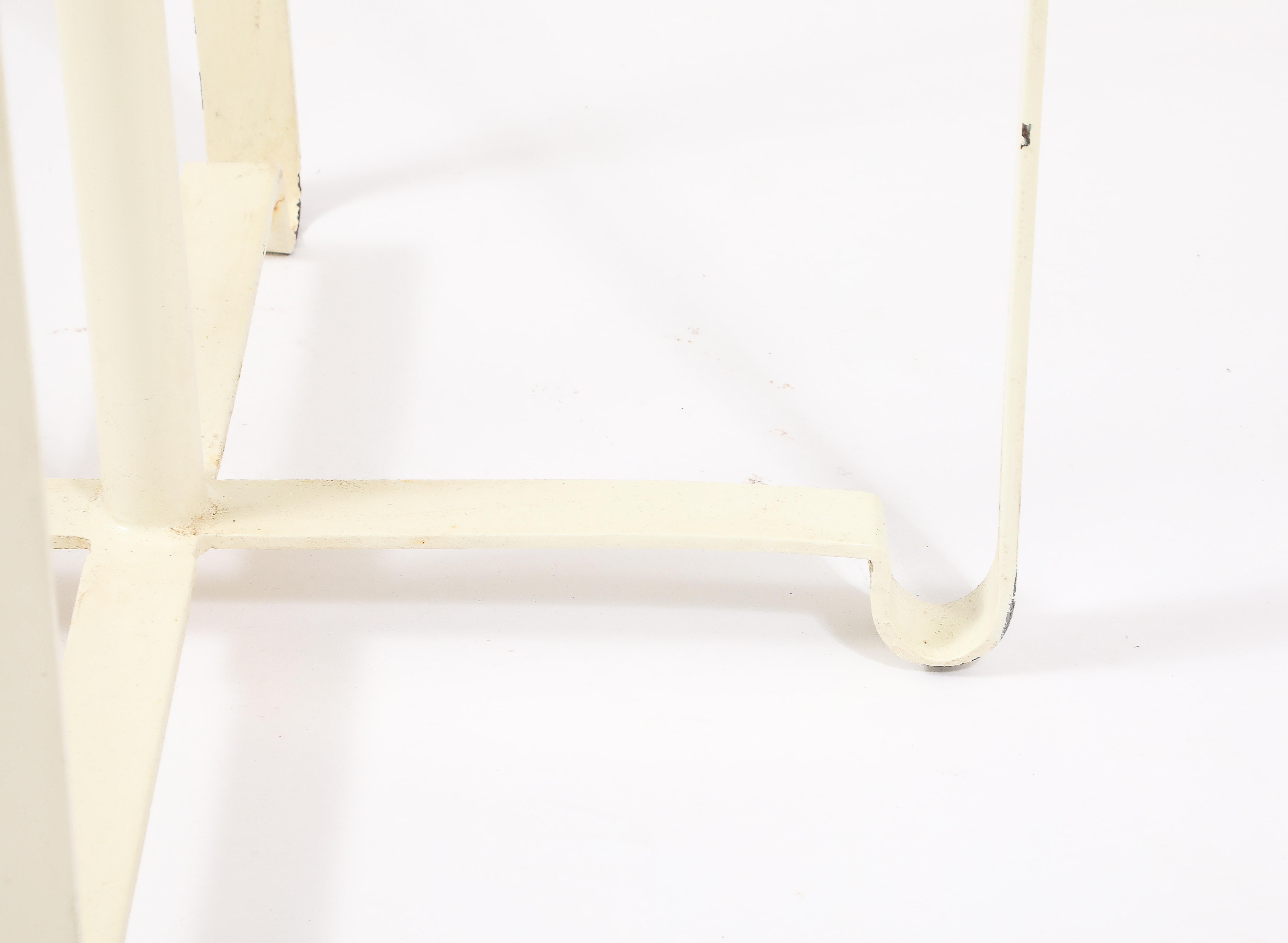 Mathieu Mategot (Att) Center Pedestal Table, France 1950's en vente 11