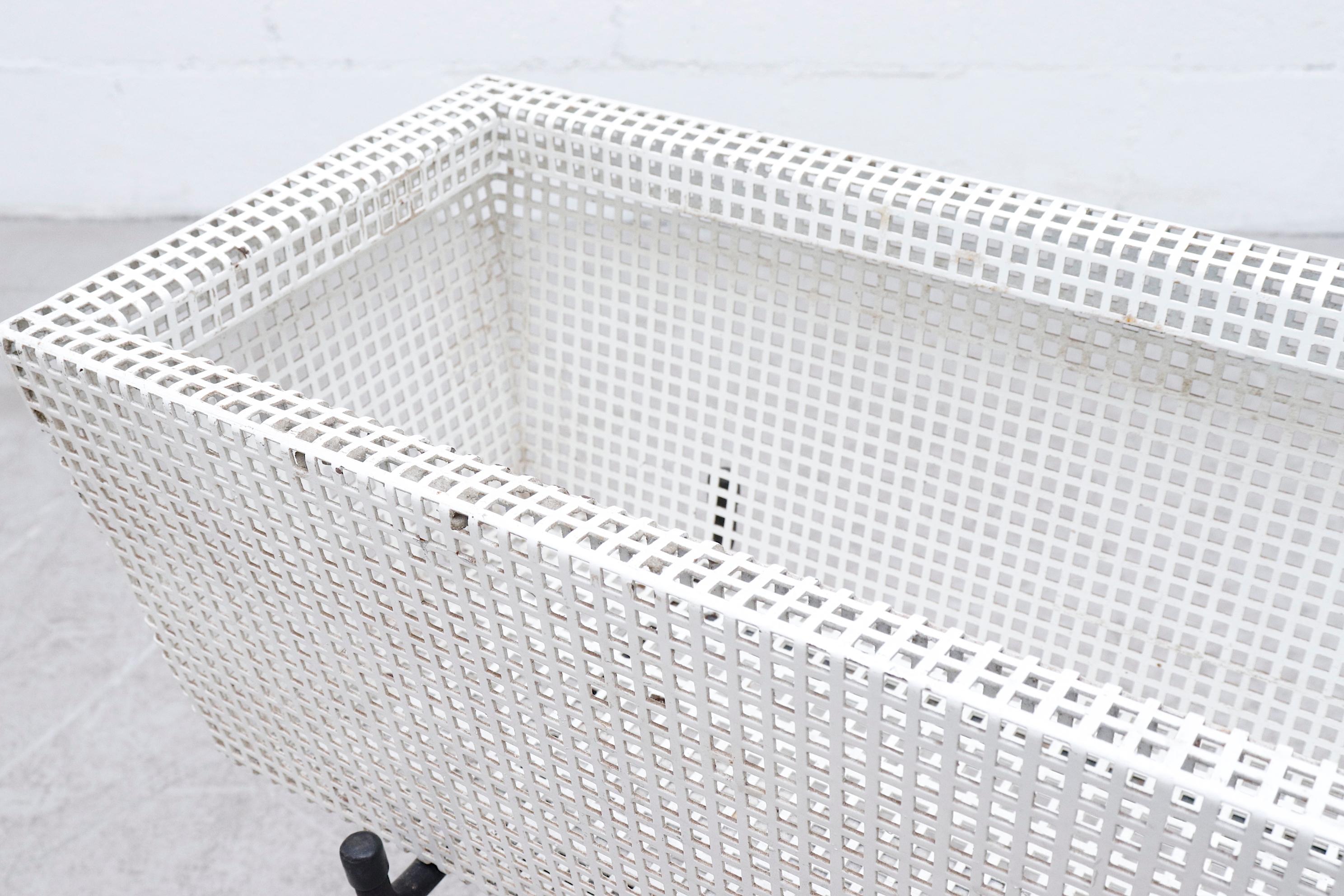 Mathieu Matégot 'Attributed' Perforated Metal Flower Box 3