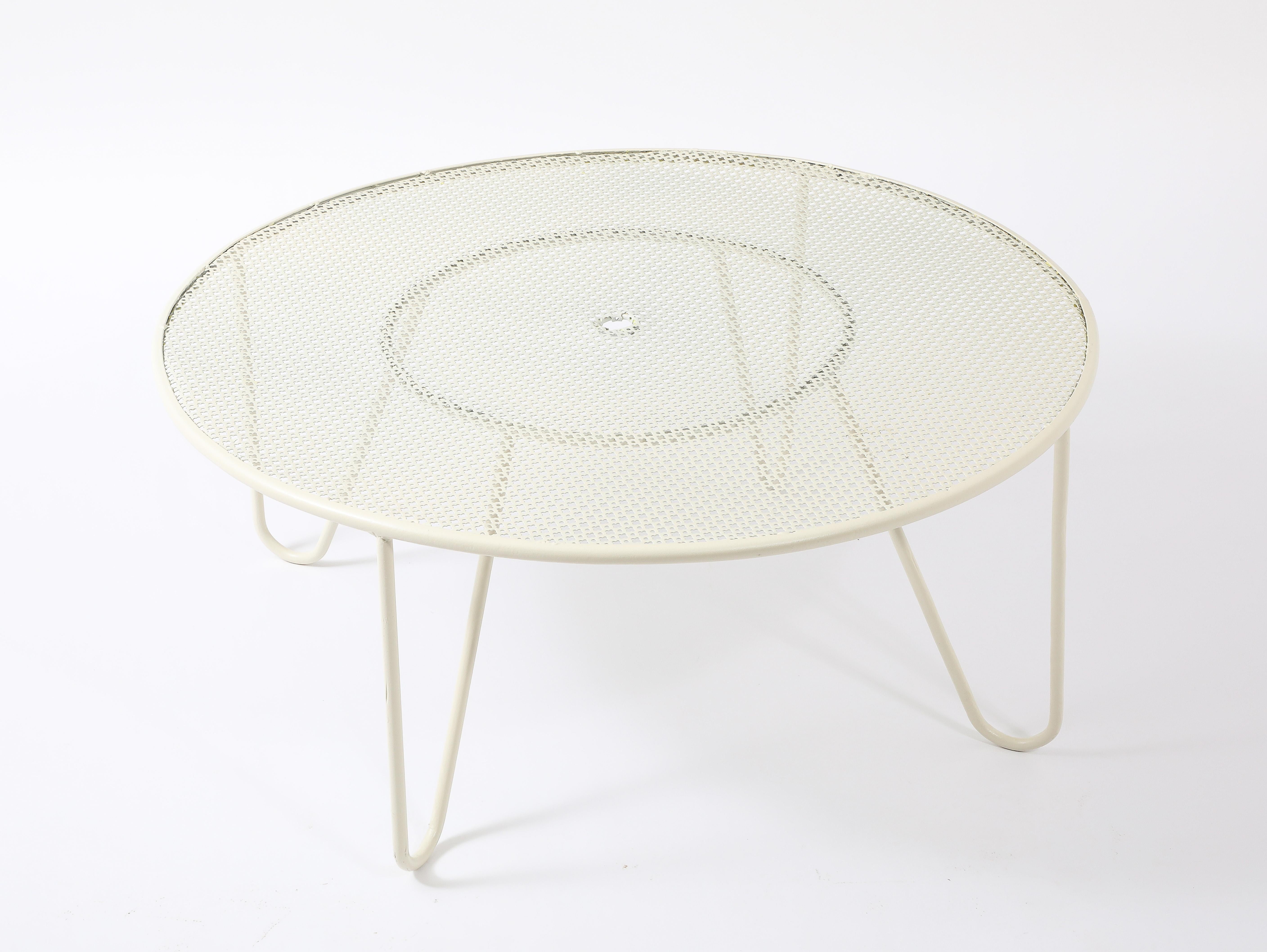 Mathieu Mategot “Bellevue” Coffee Table, France 1950's For Sale 3