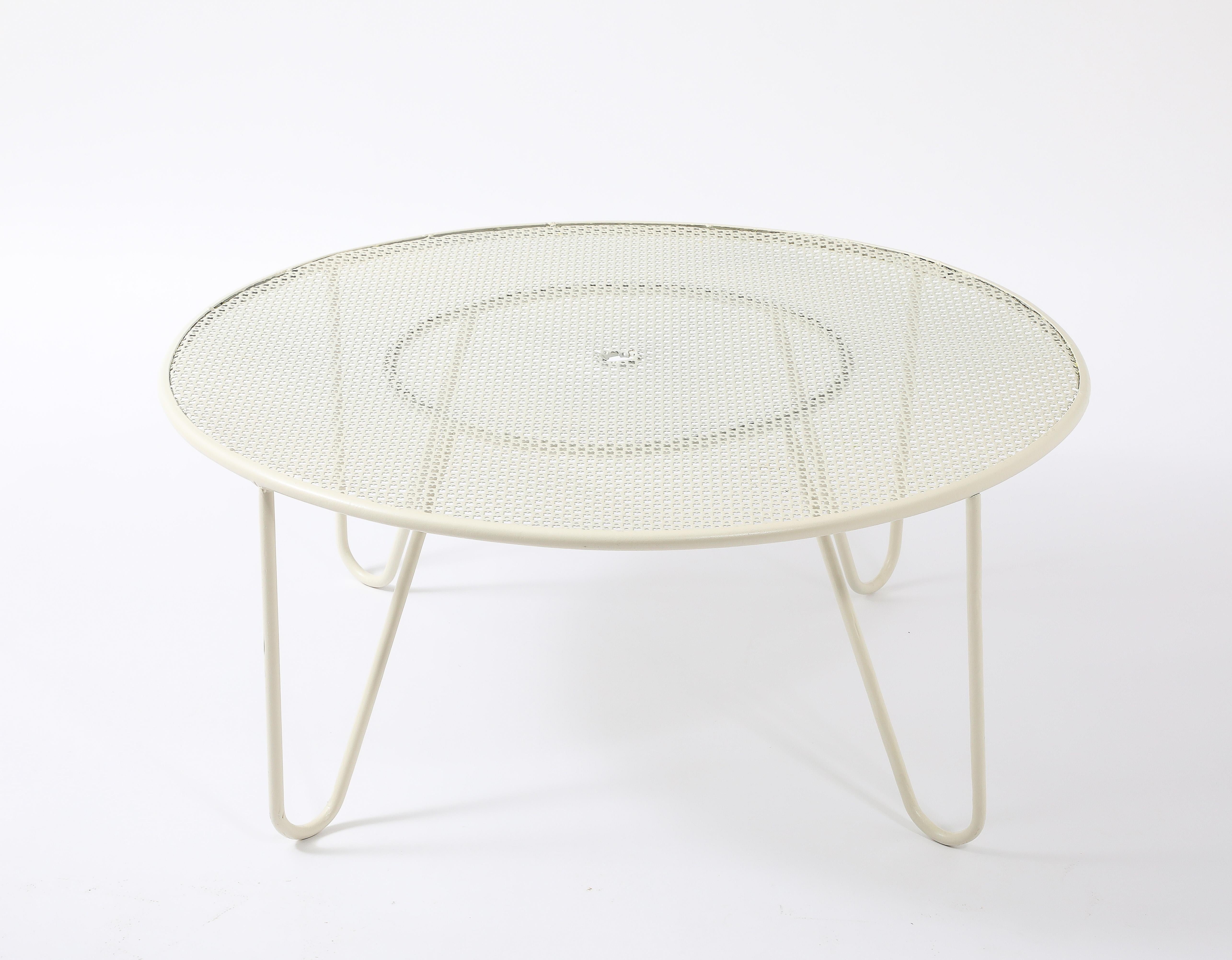 Mathieu Mategot “Bellevue” Coffee Table, France 1950's For Sale 4