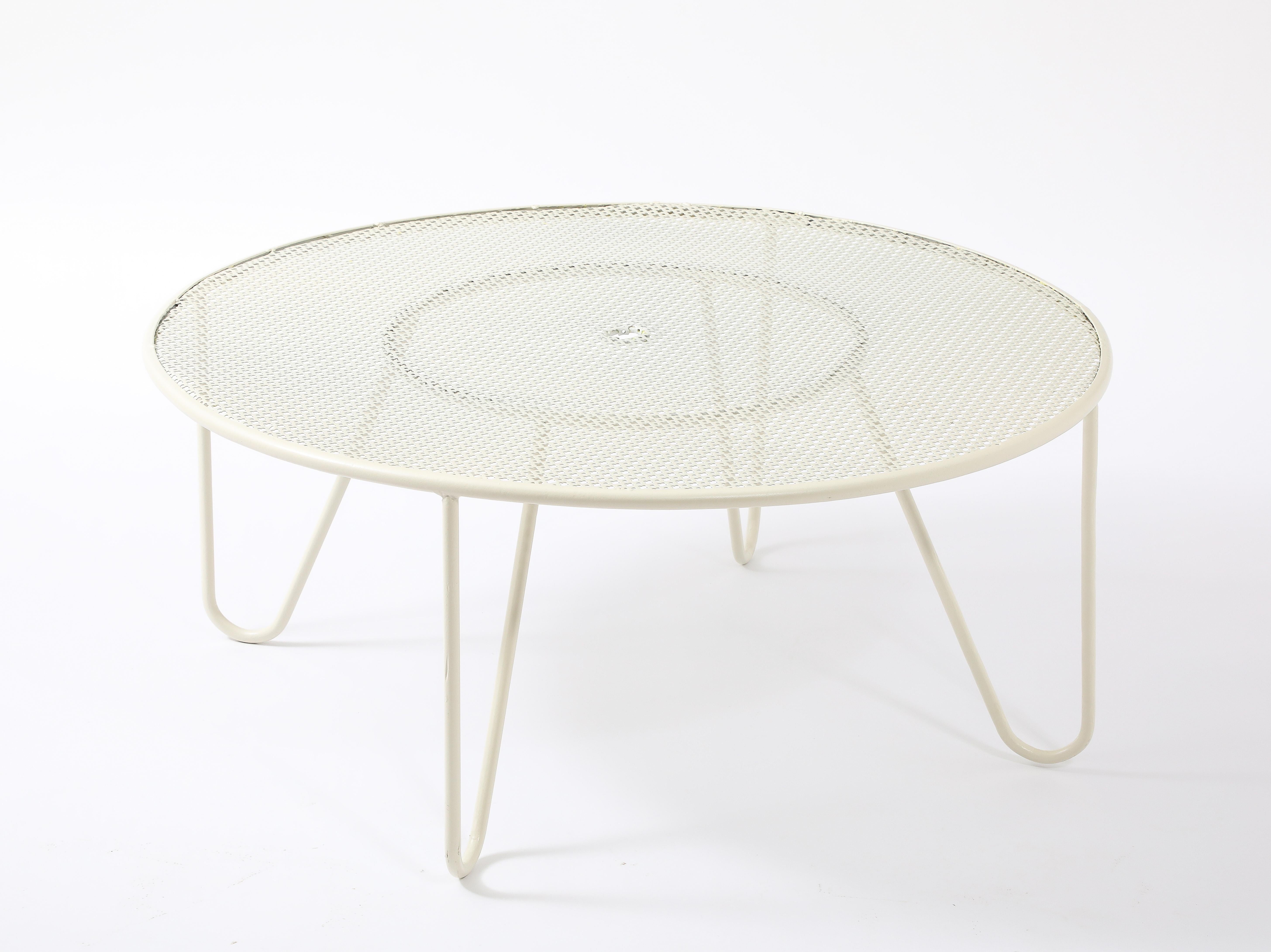 Mathieu Mategot “Bellevue” Coffee Table, France 1950's For Sale 1