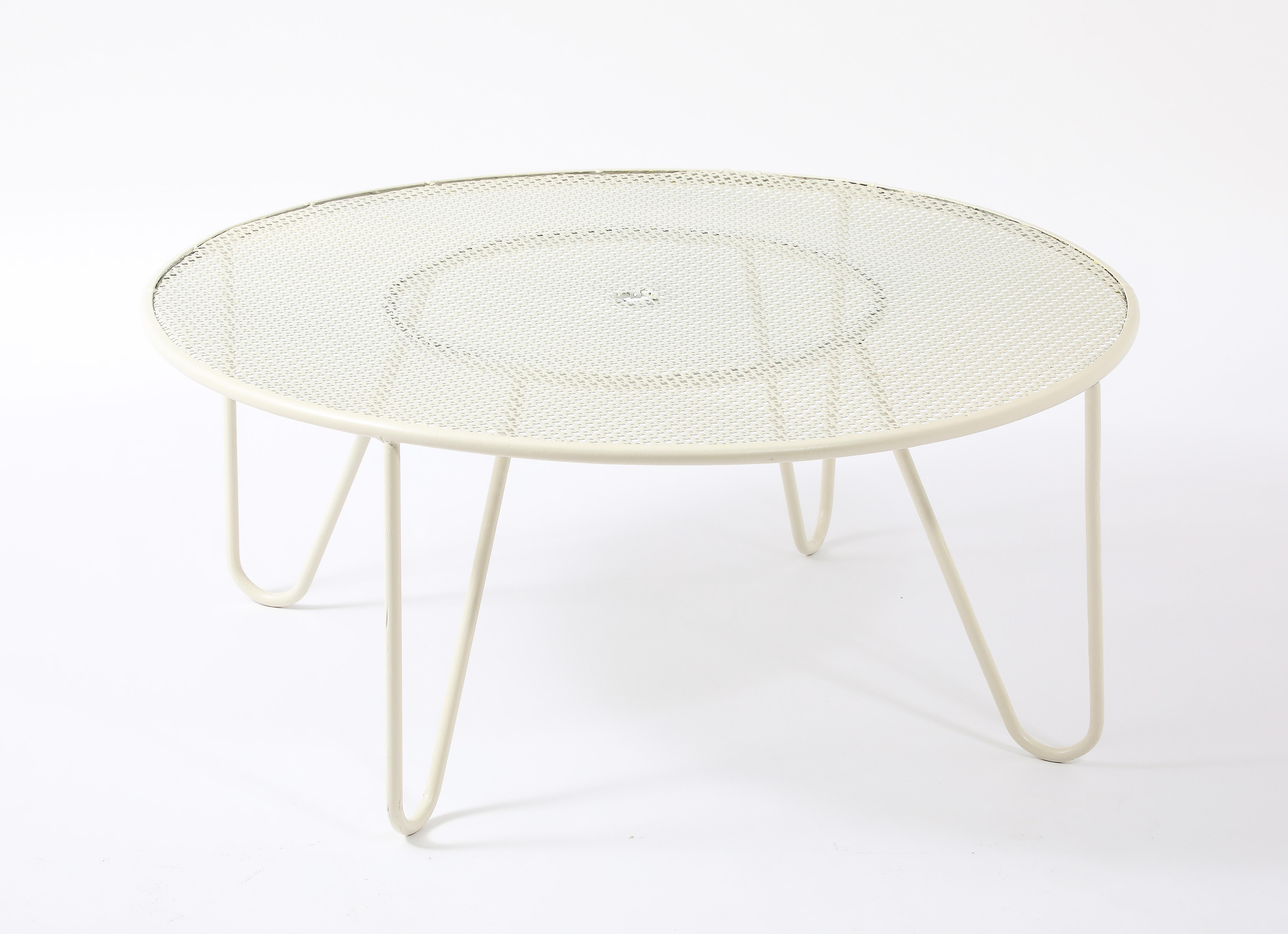 Mathieu Mategot “Bellevue” Coffee Table, France 1950's For Sale 2