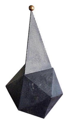 Mathieu Matégot Schwarze Baghdad-Lampe