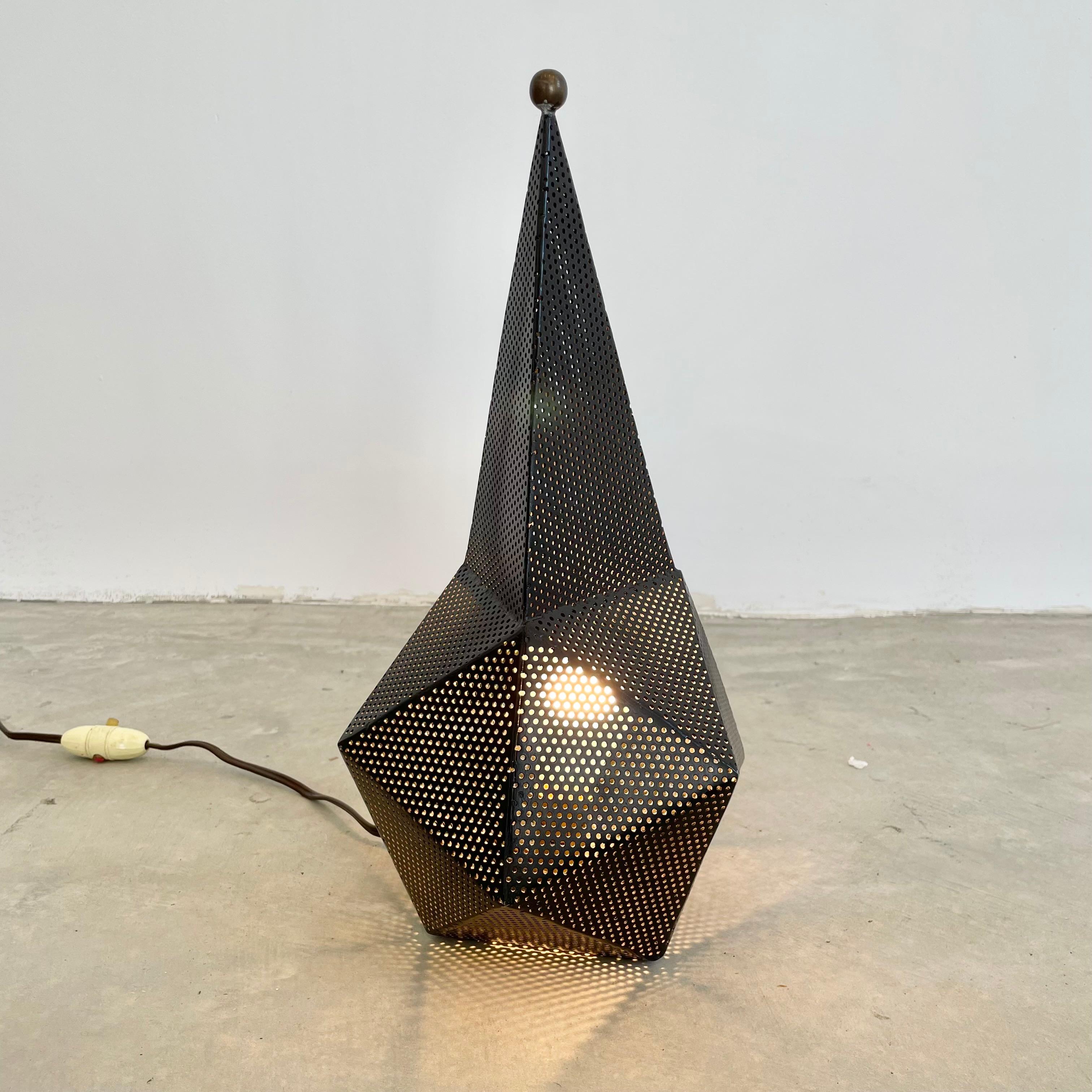 Mathieu Matégot Black Baghdad Lamp 2