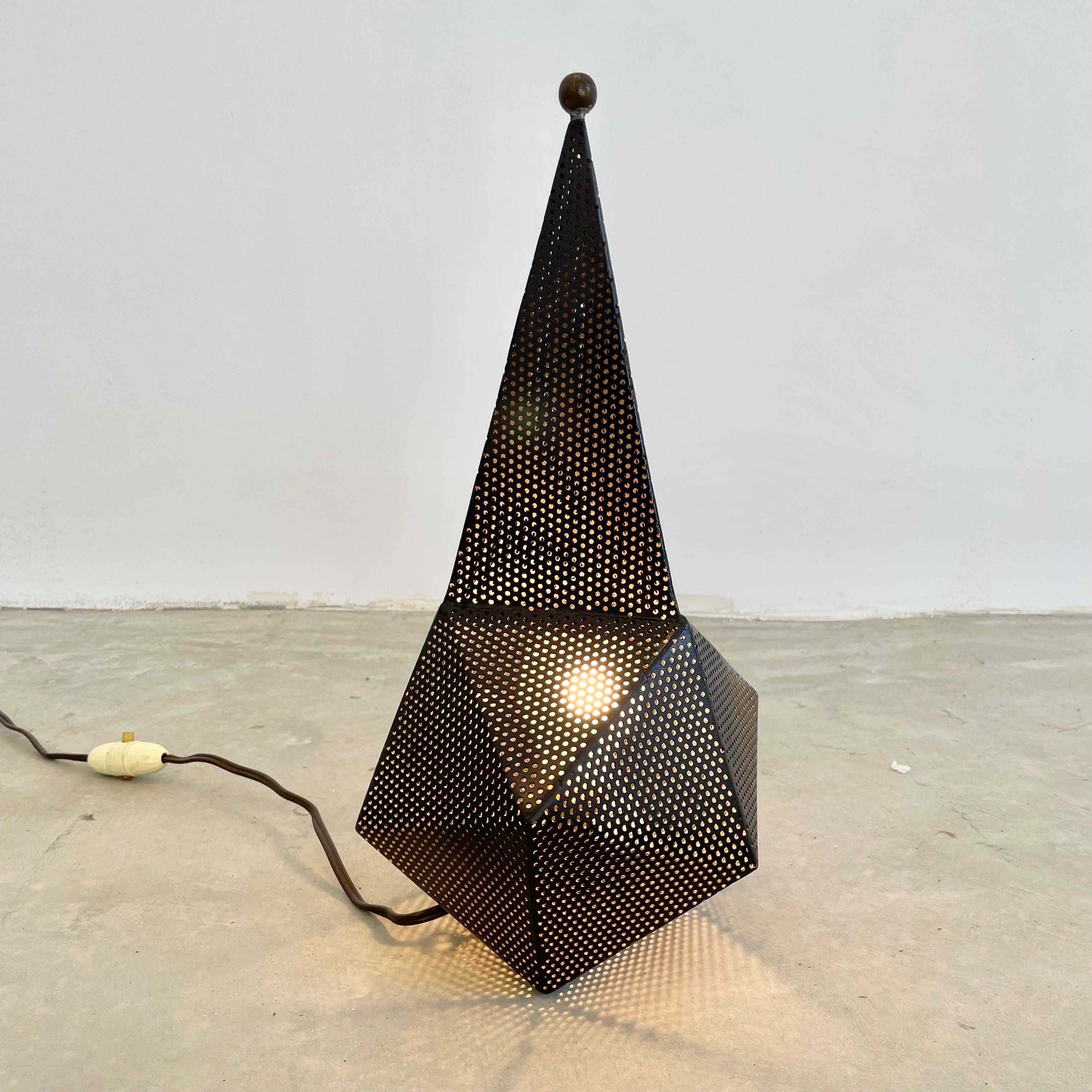 Mathieu Matégot Black Baghdad Lamp 3