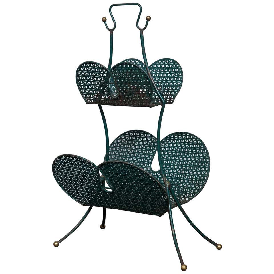 Antique Two-Tier Butcher Rack by Gus v. Brecht at 1stDibs