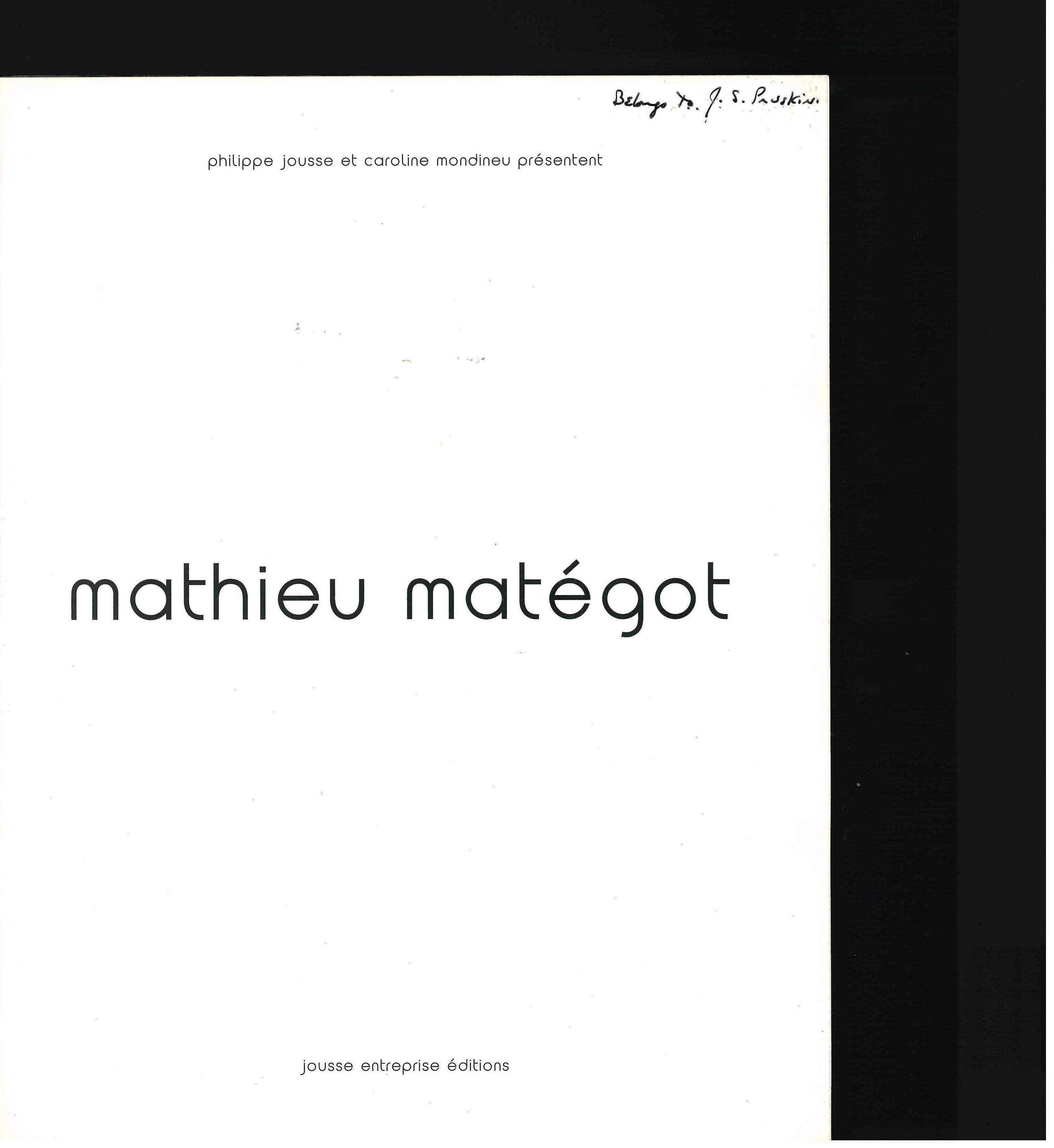 Mathieu Mategot by Jousse, Philippe & Caroline Mondineu (Book) For Sale 5