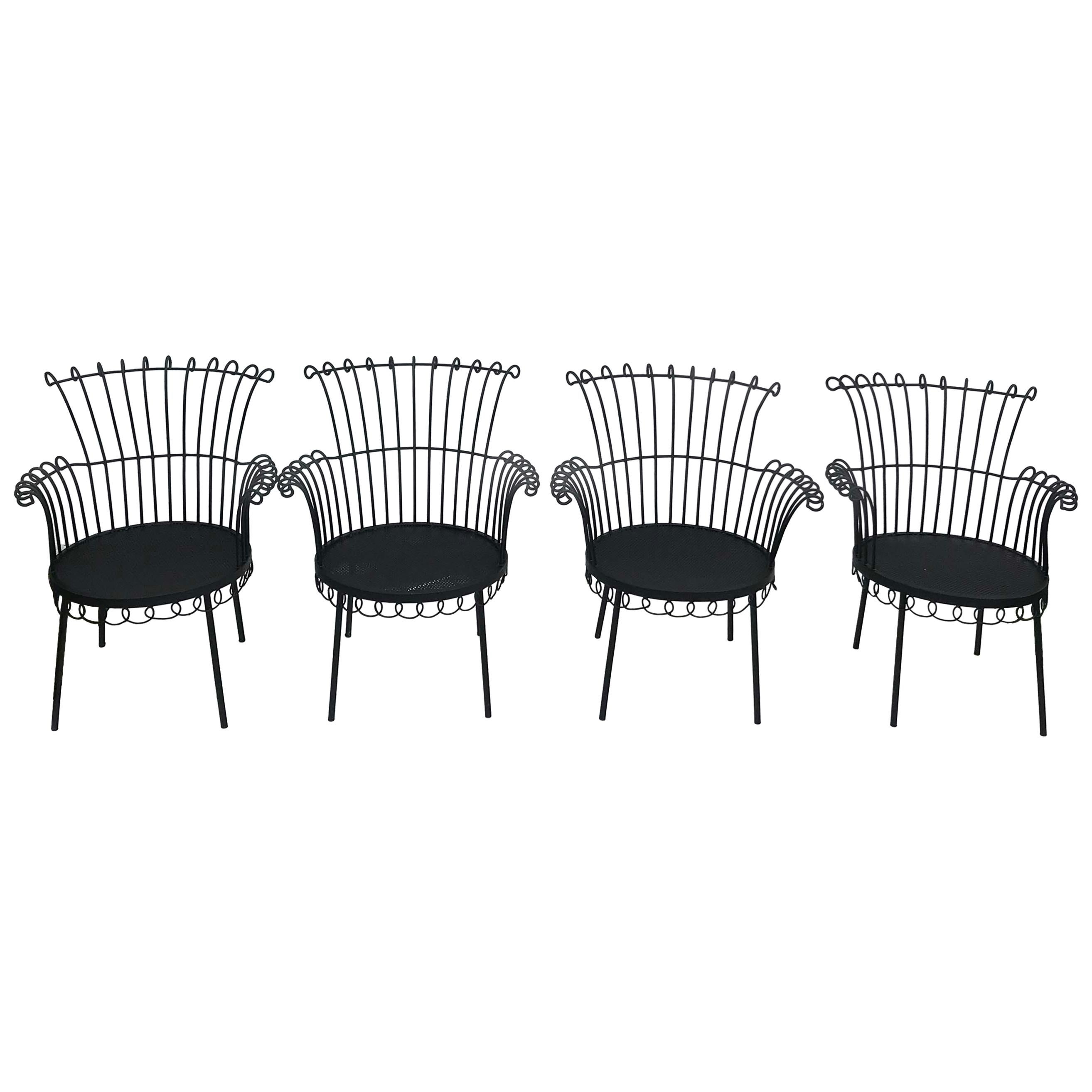 Mathieu Mategot Cap D’ail Style Set of Chair