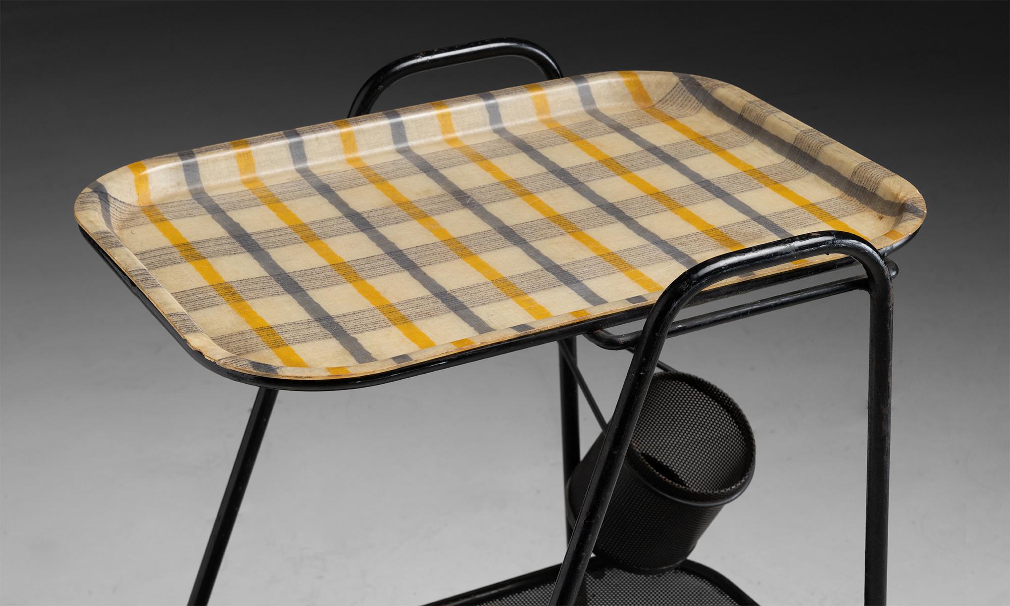 Mathieu Mategot Cart, France circa 1956 In Good Condition For Sale In Culver City, CA