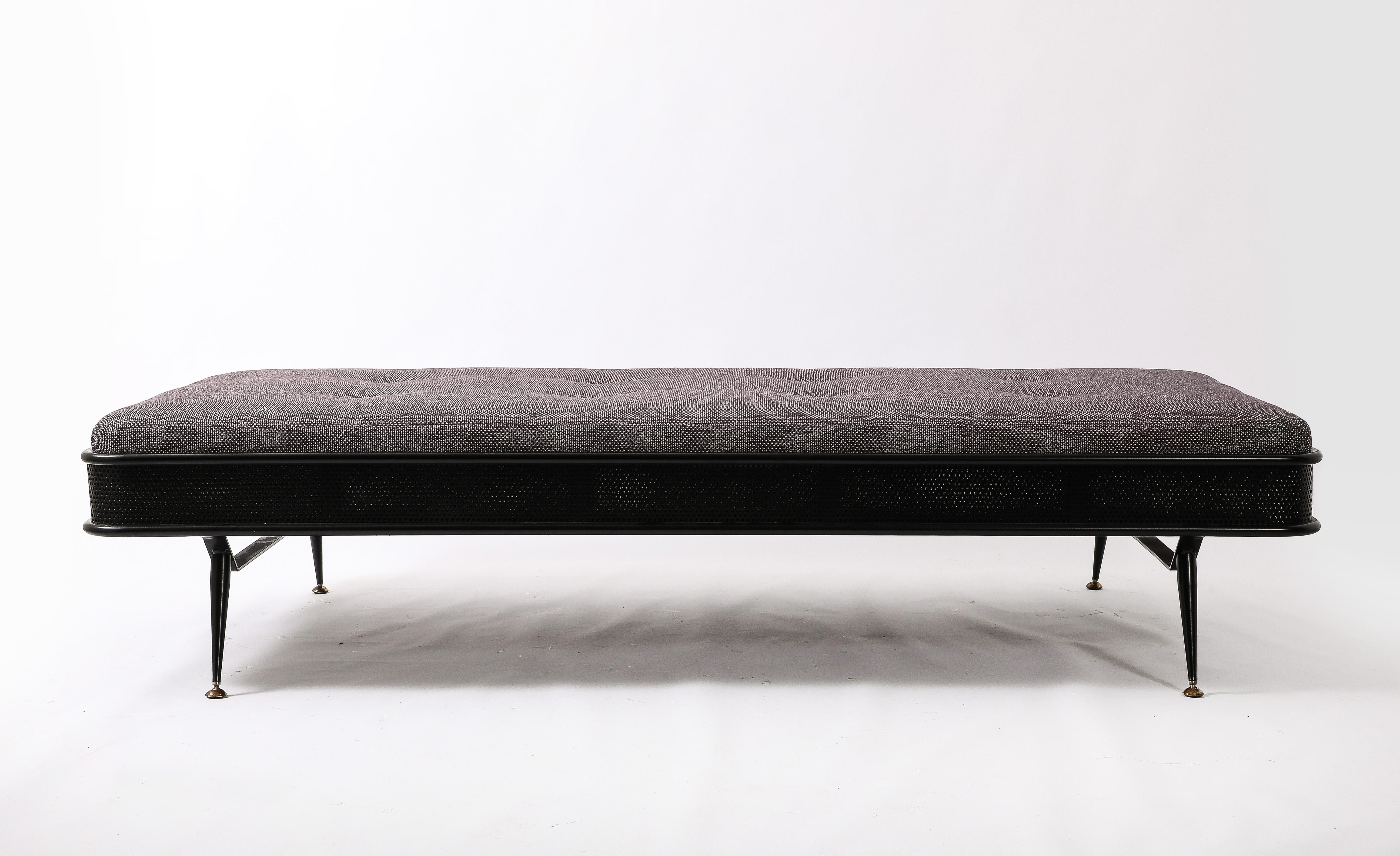 Steel Mathieu Mategot Daybed, France 1950's