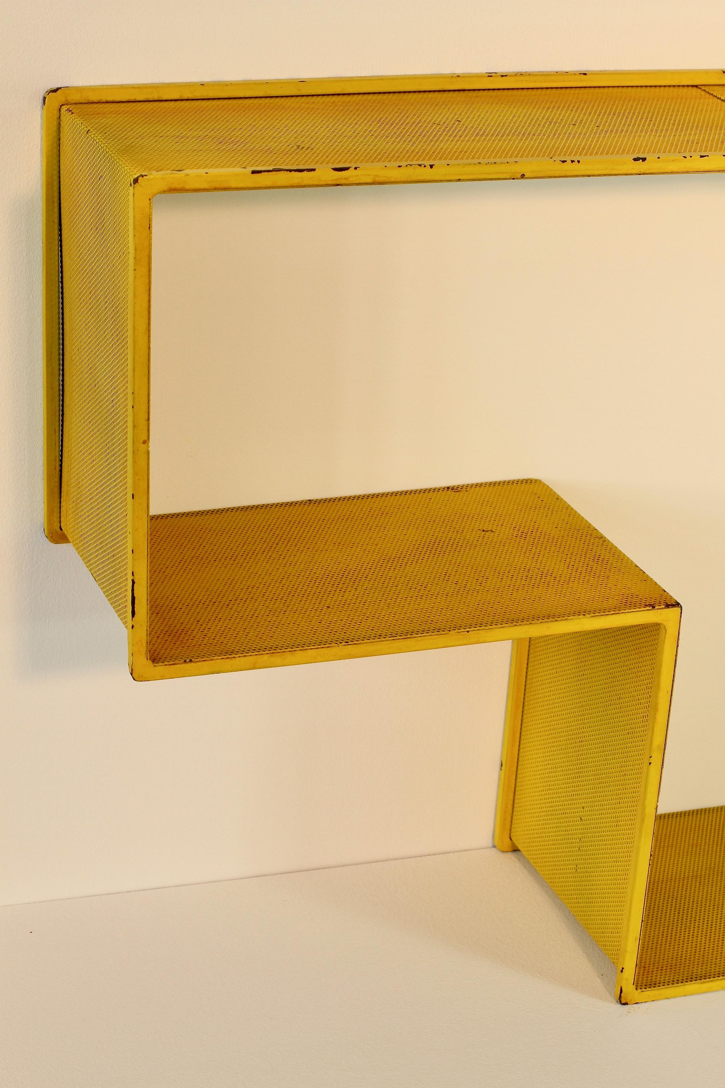 yellow bookshelf