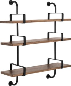 Mathieu Matégot 'Démon' 3-Shelf System for GUBI in American Walnut