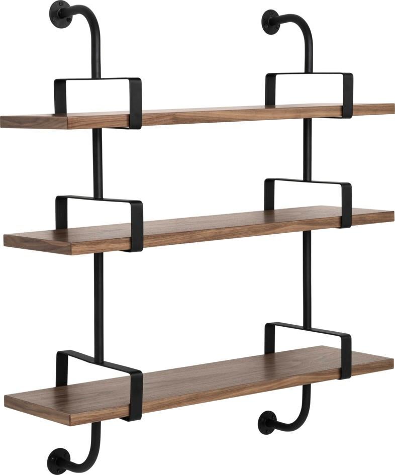 Mathieu Matégot 'Démon' 3-Shelf System for GUBI in Oak (95cm) For Sale 6