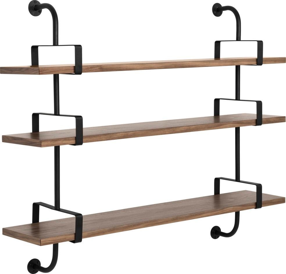 Mathieu Matégot 'Démon' 3-Shelf System for GUBI in Oak (95cm) For Sale 8