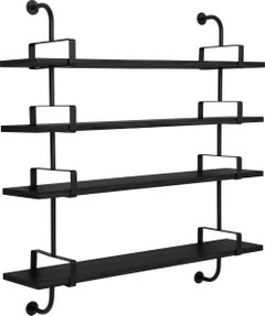 Mathieu Matégot 'Démon' Système à 4 étagères pour GUBI en frêne noir