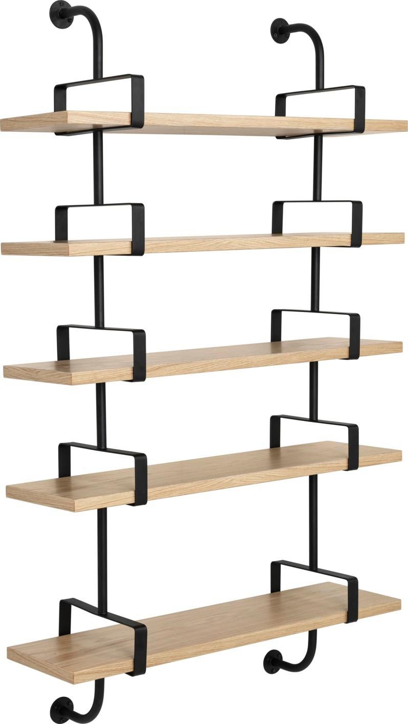 Mathieu Matégot 'Démon' 5-Shelf System for GUBI in Black Ash For Sale 6