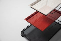 Mathieu Mategot Demon Tea Cart, France, 1952