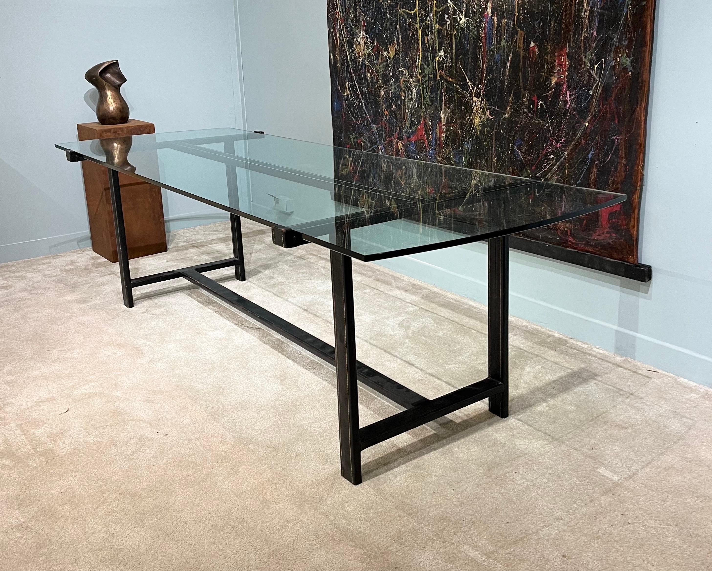 Mathieu Matégot, dining table, MASTERPIECE en Bueno estado para la venta en SAINT-OUEN-SUR-SEINE, FR