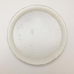 Mathieu Matégot Enameled Metal Plate, Mid-Century Modern, France, 40cm