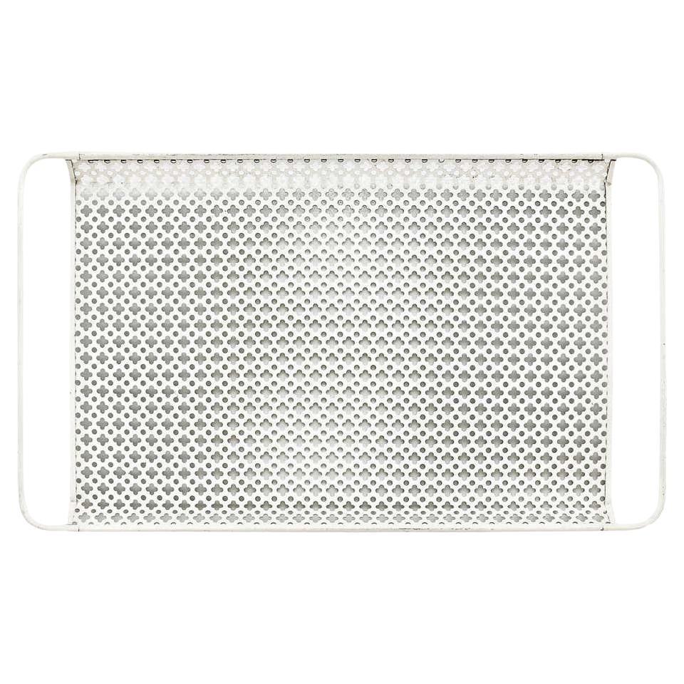 Plateau en métal émaillé de Mathieu Matégot, style Mid-Century Modern, France, 1950