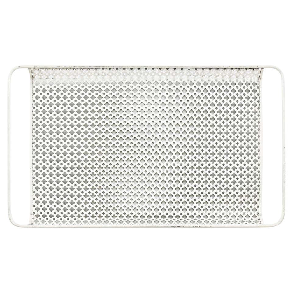 Bandeja de metal esmaltado Mathieu Matégot, hacia 1950