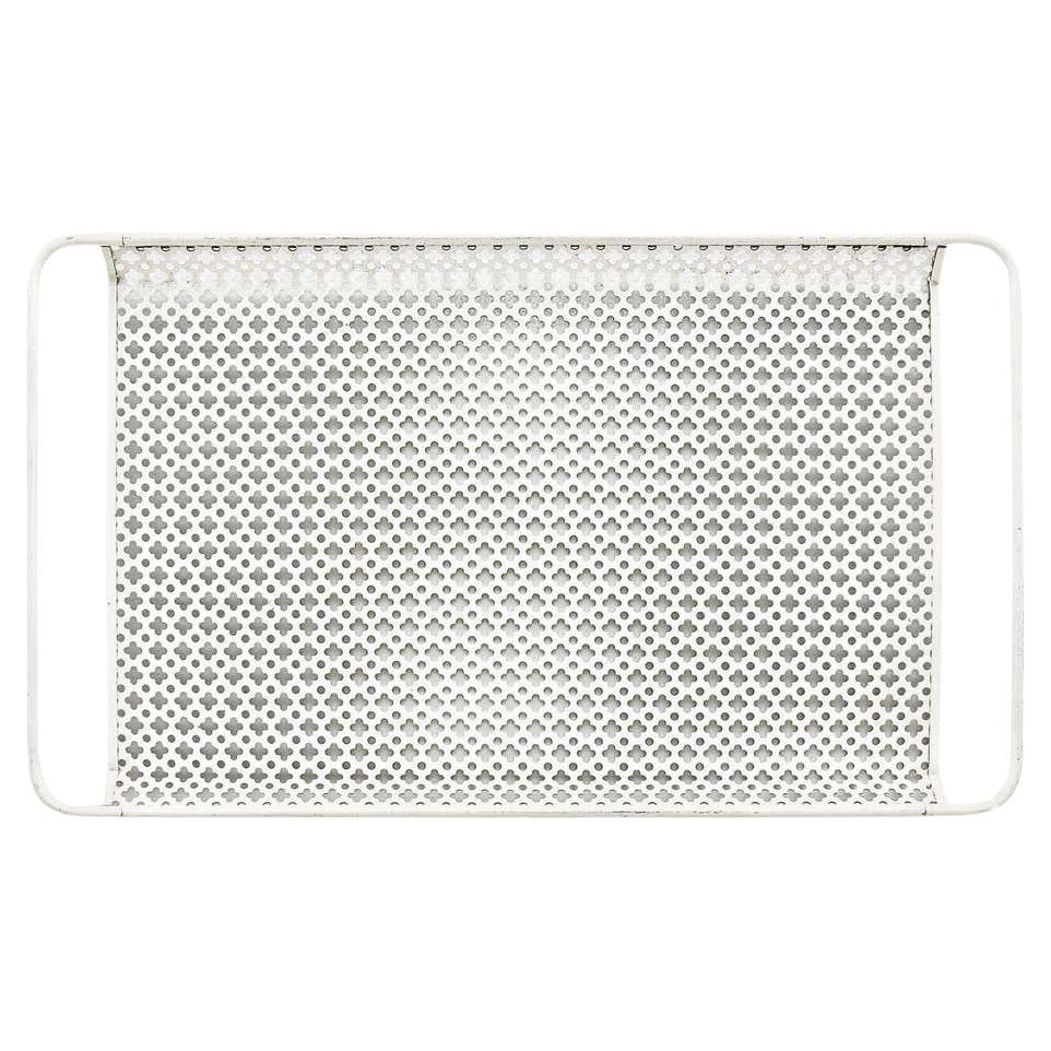 Mathieu Matégot Enameled Metal Tray, circa 1950 For Sale