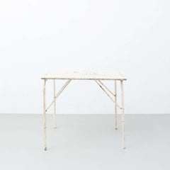 Table de jardin pliante Mathieu Matégot, circa 1950