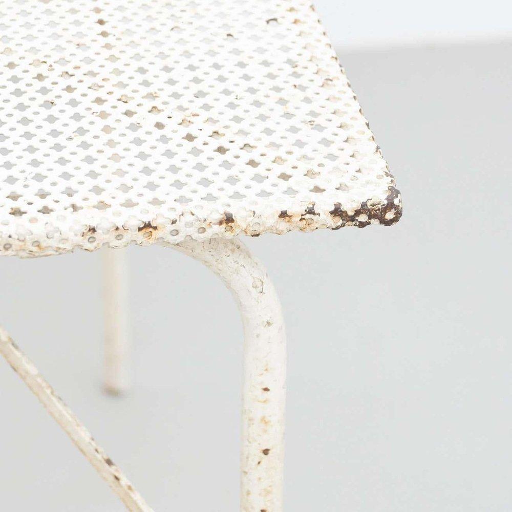 Mid-Century Modern Mathieu Matégot Folding Garden Table, circa 1950 en vente