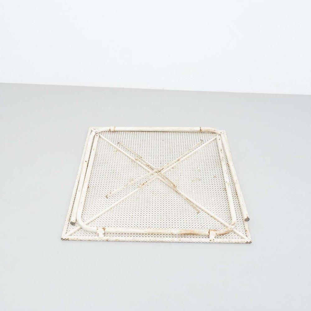 Français Mathieu Matégot Folding Garden Table, circa 1950 en vente