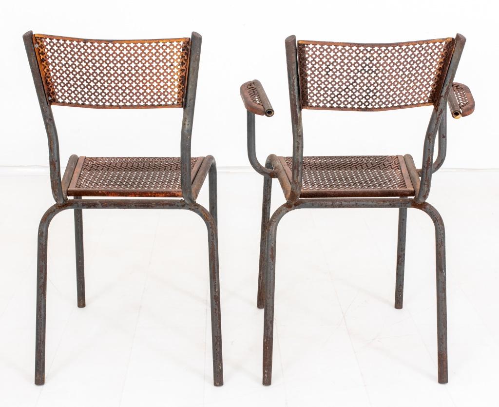 Mathieu Mategot French Modernist Side Chairs, Pair In Good Condition For Sale In New York, NY