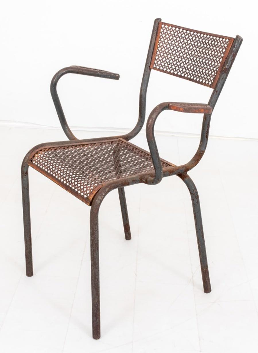20th Century Mathieu Mategot French Modernist Side Chairs, Pair For Sale