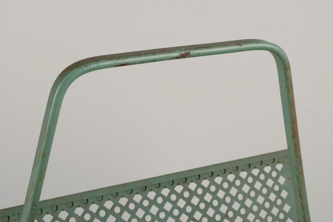 Mid-20th Century Mathieu Mategot, Hungarian-French industrial designer. Magazine holder For Sale