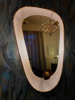 Mathieu Mategot - Illuminated wall mirror, 1950s