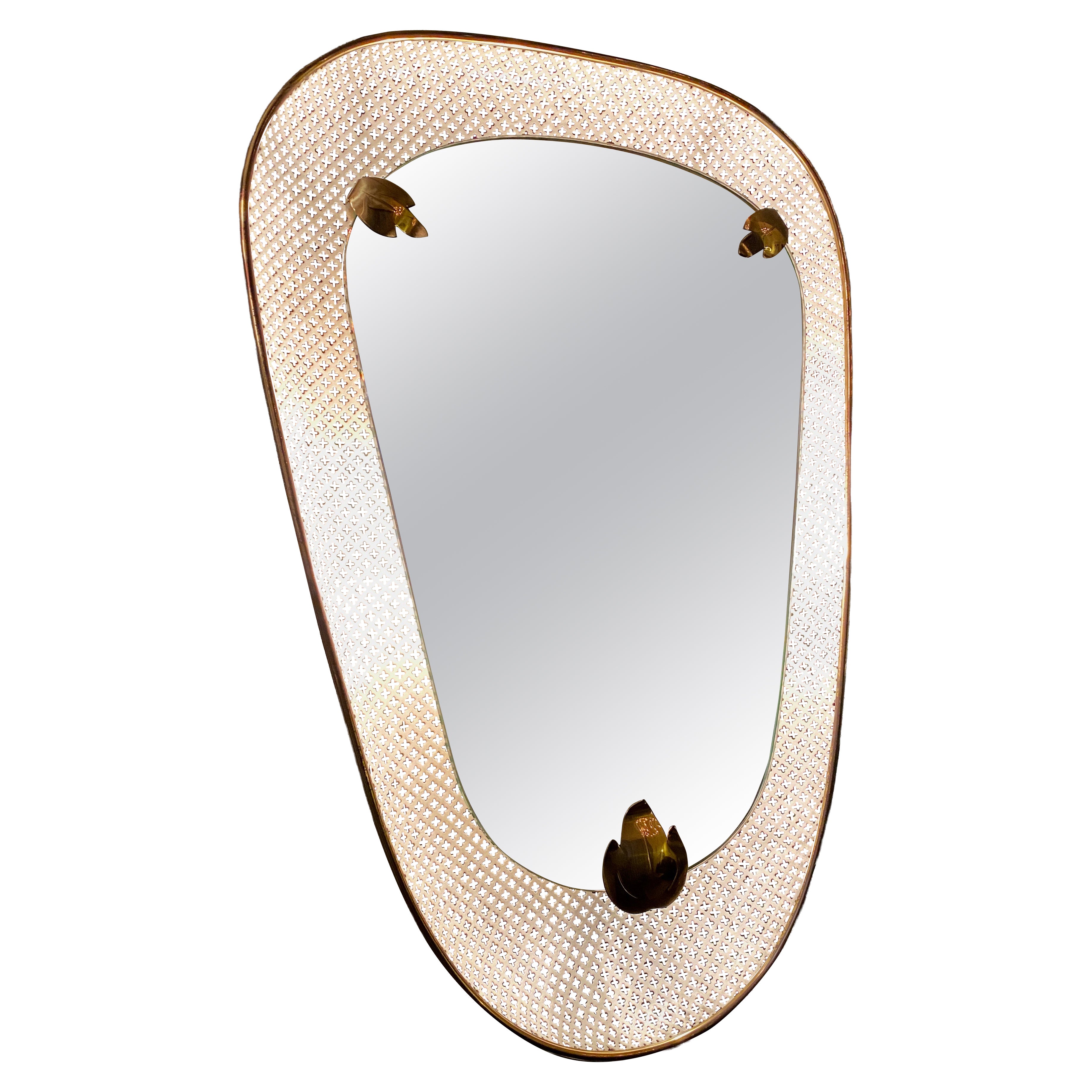 Mathieu Mategot - Illuminated wall mirror, 1950s