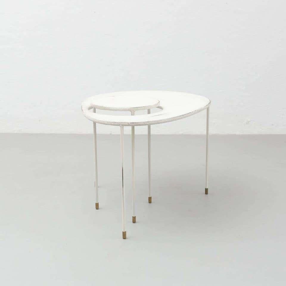 Mid-Century Modern Mathieu Matégot Kangourou Side Tables For Sale