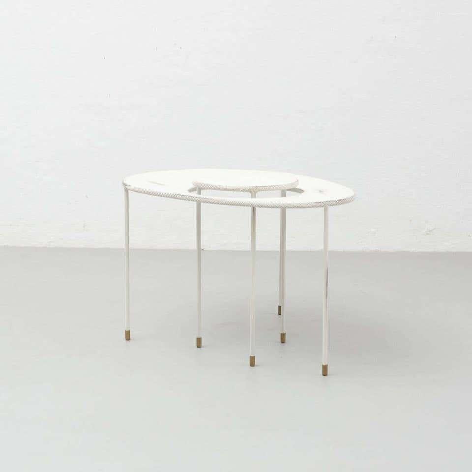 French Mathieu Matégot Kangourou Side Tables For Sale