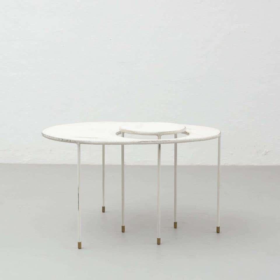 Mathieu Matégot Kangourou Side Tables In Good Condition For Sale In Barcelona, Barcelona