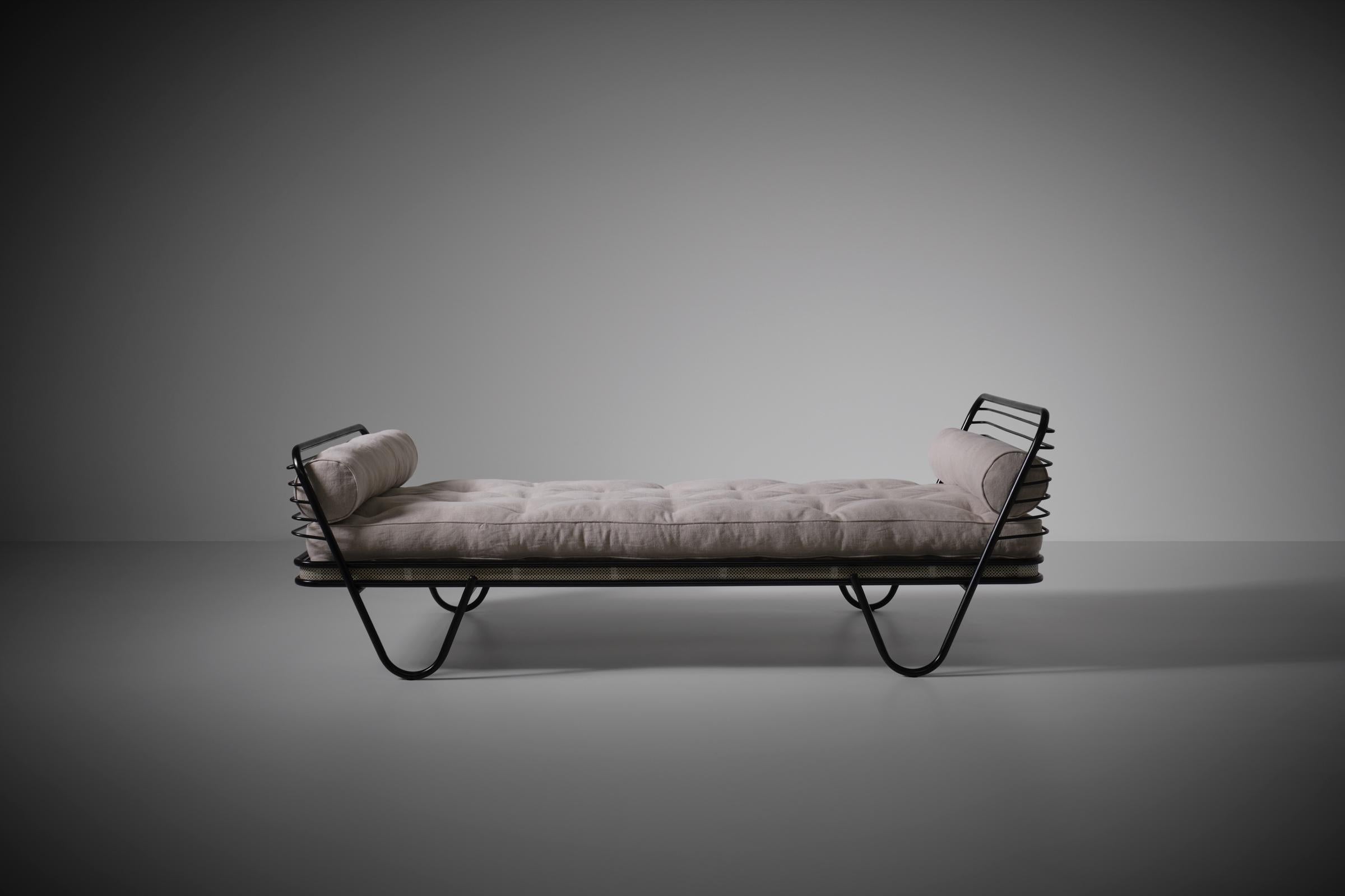 French Mathieu Matégot ‘Kyoto’ Daybed, France, 1950s