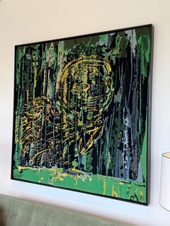 Mathieu Matégot 'La Foret Petriei' Stitched Tapestry